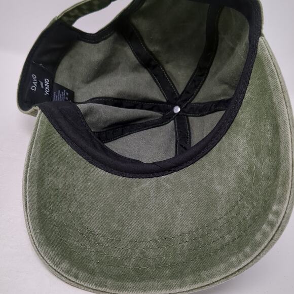 Autumn Vibes Slideback Baseball Hat Green One Size Adjustable Embroidered - Picture 7 of 9